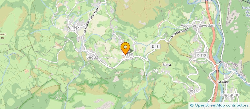 localisation de l'entreprise CD-LD  OSSEN