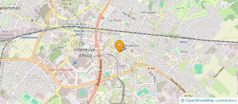 localisation de l'entreprise CD LOCATION à VILLENEUVE-D'ASCQ