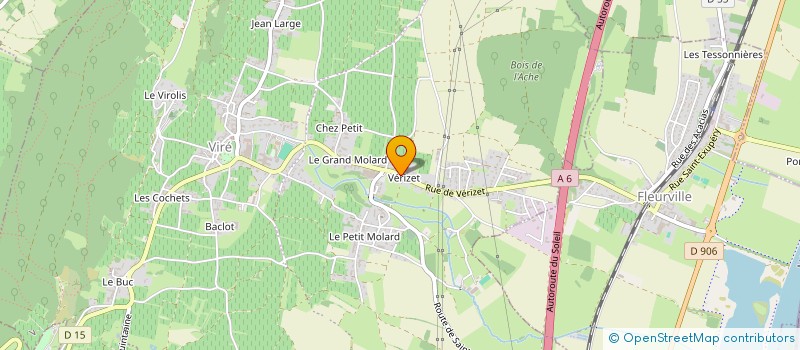 localisation de l'entreprise CD LYON  MACON