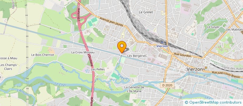 localisation de l'entreprise CD MECA à VIERZON