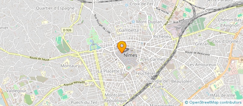 localisation de l'entreprise CD MICROPERA STATION à NIMES