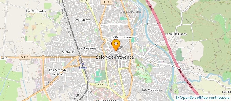 localisation de l'entreprise CD MULTIMEDIA  SALON-DE-PROVENCE