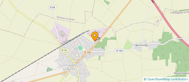 localisation de l'entreprise CD MULTISERVICES à LA CHAPELLE-LA-REINE