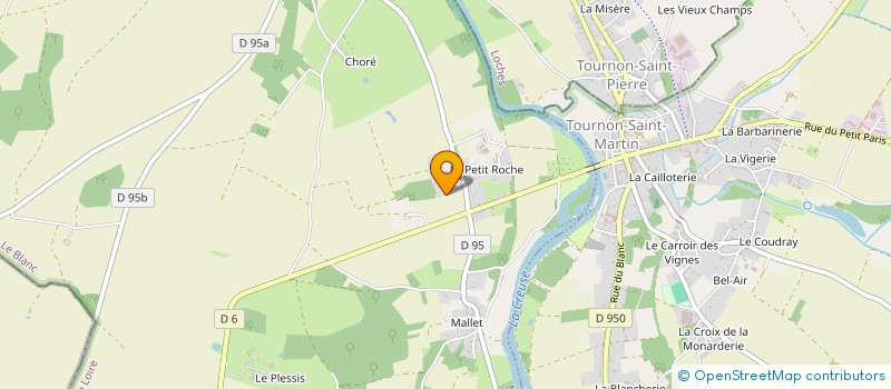 localisation de l'entreprise CD MX à NEONS-SUR-CREUSE
