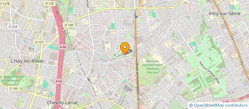 localisation de l'entreprise CD NET INDUSTRIE  L'HAY-LES-ROSES