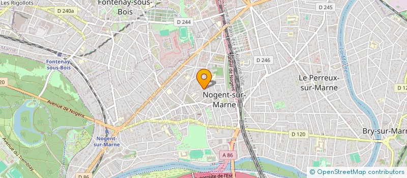 localisation de l'entreprise CD NOGENT  NOGENT-SUR-MARNE