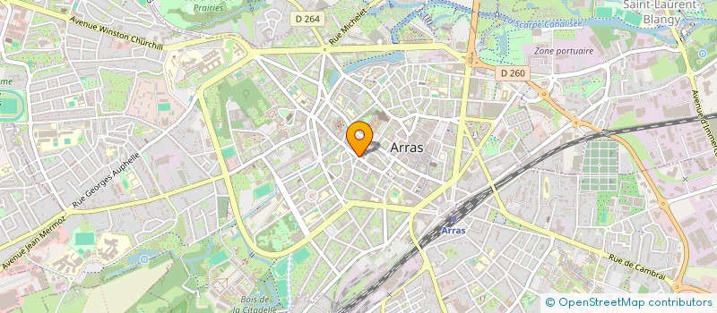 localisation de l'entreprise CD OPTIC à ARRAS