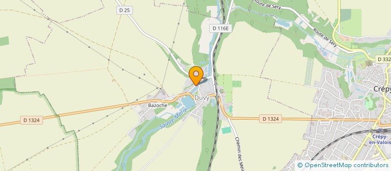 localisation de l'entreprise CD ORGANISATION  DUVY