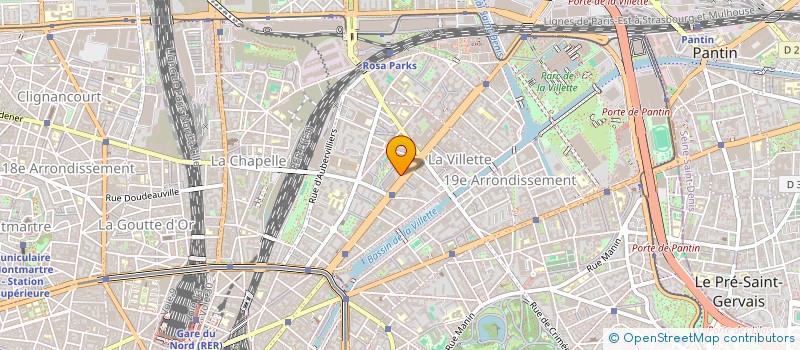 localisation de l'entreprise CD PARIS HALTERO MUSC FA CULTURISME  PARIS