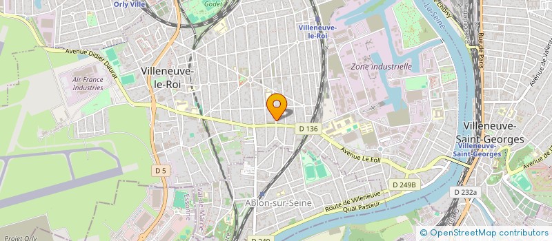 localisation de l'entreprise CD PAYSAGE  VILLENEUVE-LE-ROI