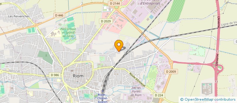 localisation de l'entreprise CD PIRES MARTINS  AIGUEPERSE