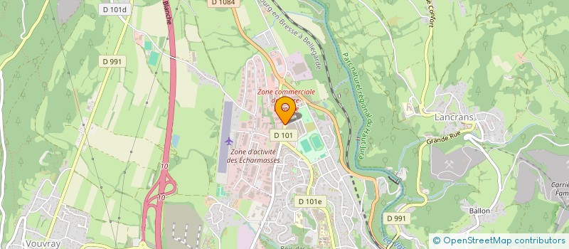 localisation de l'entreprise CD PNEUS à VALSERHONE