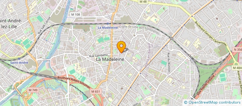 localisation de l'entreprise CD POUR DEMAIN à LA MADELEINE