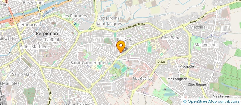 localisation de l'entreprise CD-PROJETS  PERPIGNAN