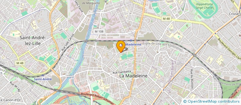 localisation de l'entreprise CD RENO 360 à LA MADELEINE
