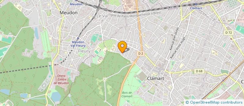 localisation de l'entreprise CD RENOVATION à CLAMART