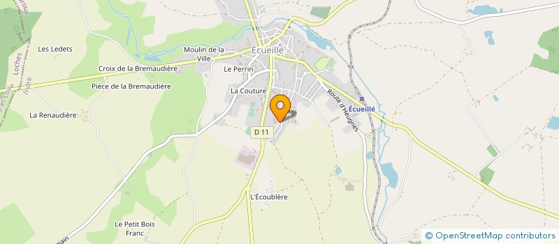 localisation de l'entreprise CD RENOVATION INTERIEUR à ECUEILLE