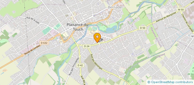 localisation de l'entreprise CD ROITELETS  PLAISANCE DU TOUCH