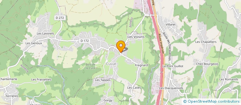 localisation de l'entreprise CD SADDLE FITTING - HARMONIE EN SELLE  CUVAT