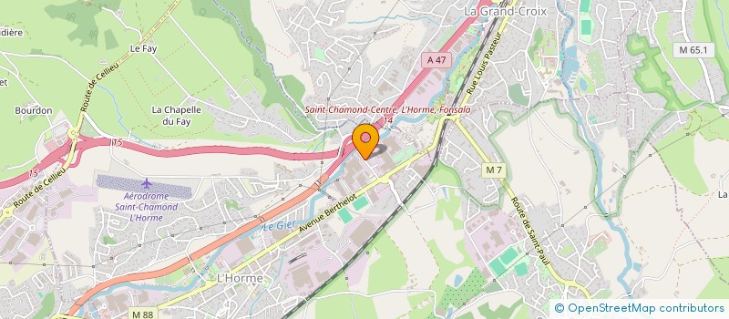 localisation de l'entreprise CD'SERVICES  L'HORME