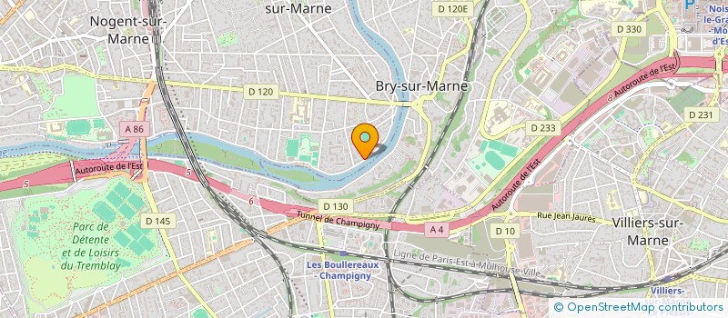 localisation de l'entreprise CD SERVICES  LE PERREUX-SUR-MARNE