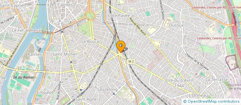 localisation de l'entreprise CD SERVICES AUX PARTICULIERS à TOULOUSE