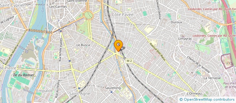 localisation de l'entreprise CD SERVICES AUX PROFESSIONNELS à TOULOUSE