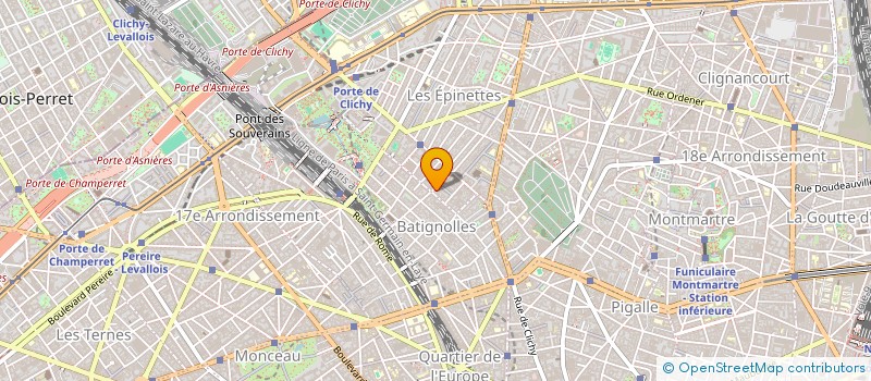 localisation de l'entreprise CD STOCK à PARIS