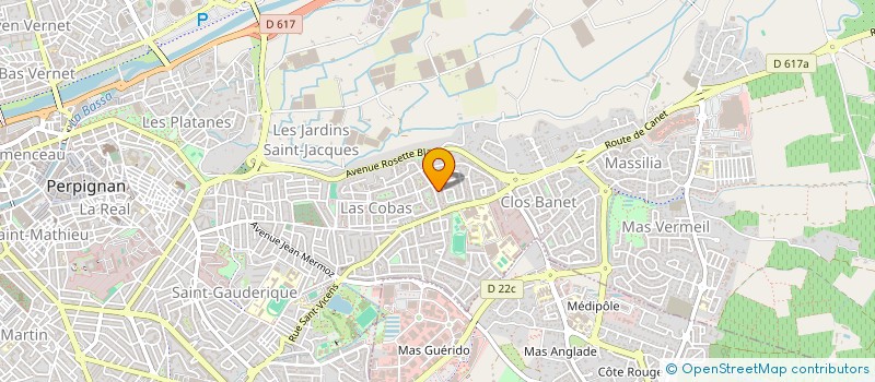 localisation de l'entreprise CD SYSTEMES  PERPIGNAN