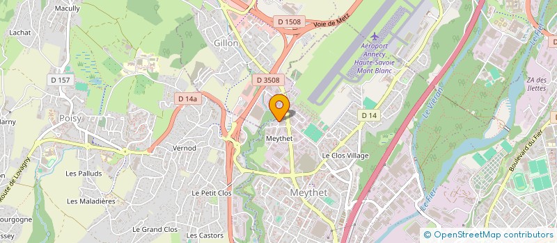 localisation de l'entreprise CD TECHNIQUE EXTERIEUR PLUS SARL à ANNECY