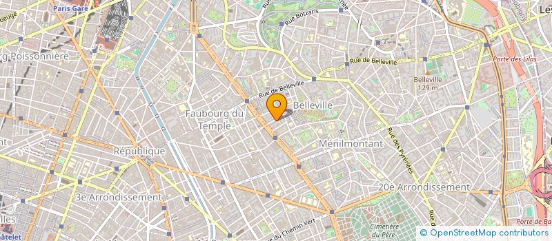 localisation de l'entreprise CD'TEL à PARIS