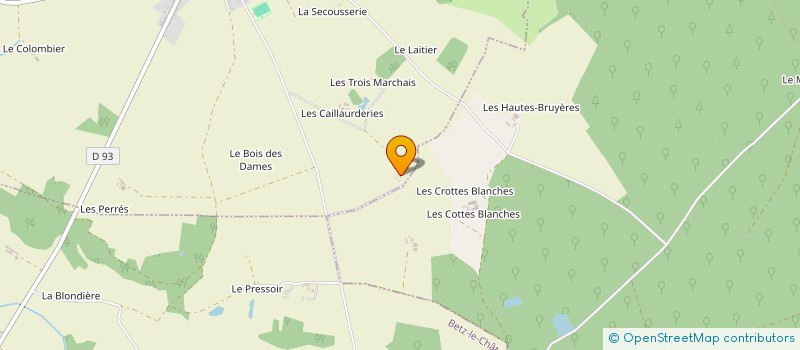 localisation de l'entreprise CD TERRASSEMENT  SAINT-SENOCH