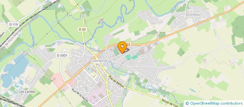 localisation de l'entreprise CD TERRE ALLIANCE  CONNERRE