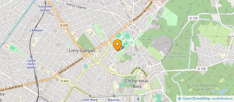 localisation de l'entreprise CD TRANSPORTS à LIVRY-GARGAN