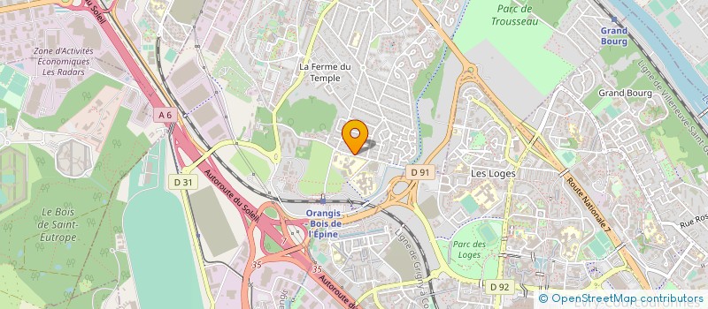 localisation de l'entreprise CD TROC  RIS-ORANGIS