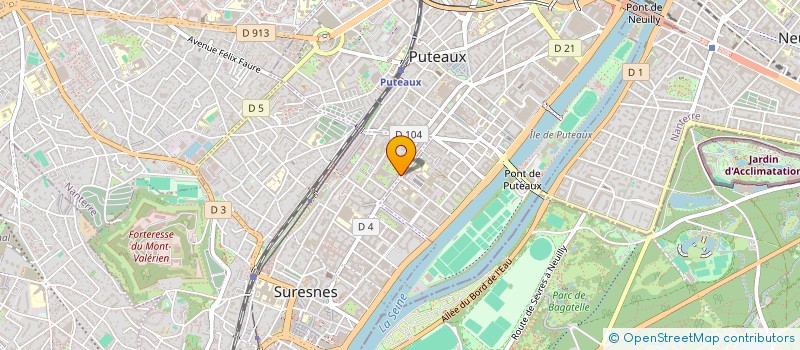 localisation de l'entreprise CD VISION à SURESNES