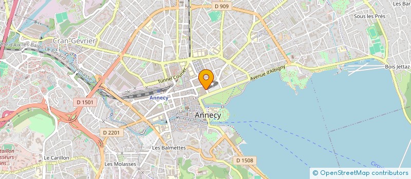 localisation de l'entreprise CD VISION SARL à ANNECY