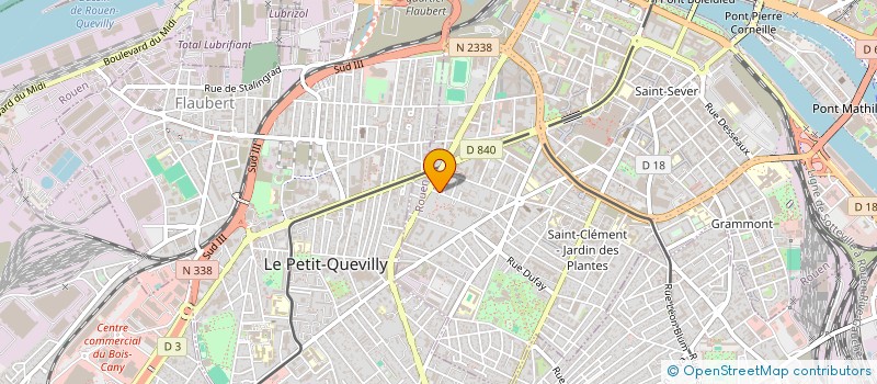 localisation de l'entreprise CD2A à ROUEN