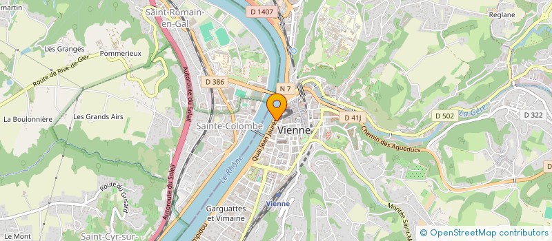 localisation de l'entreprise CD2B  VIENNE