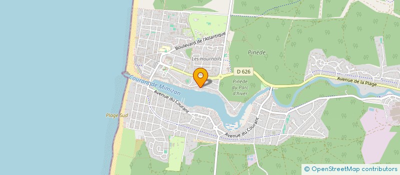 localisation de l'entreprise CD2L  MIMIZAN