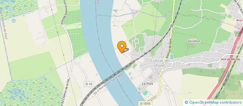 localisation de l'entreprise CD33 DIAGNOSTIC IMMOBILIER  CUBZAC-LES-PONTS