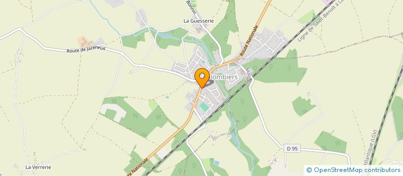 localisation de l'entreprise CD3J  COULOMBIERS