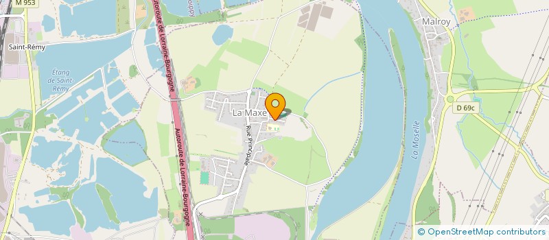 localisation de l'entreprise CD4  LA MAXE