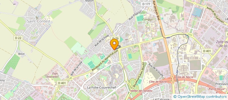 localisation de l'entreprise CD4 CONSULT à CAEN
