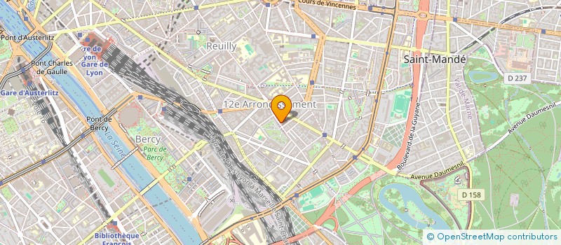localisation de l'entreprise CDA à PARIS