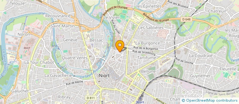 localisation de l'entreprise CDA  NIORT