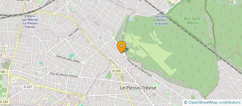 localisation de l'entreprise CDA ASCENSEURS à LE PLESSIS-TREVISE