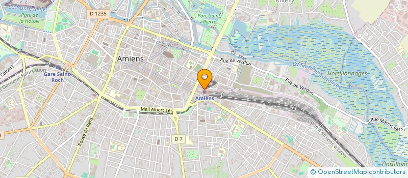 localisation de l'entreprise CDA CENTRALE DES AMENAGEMENTS à AMIENS
