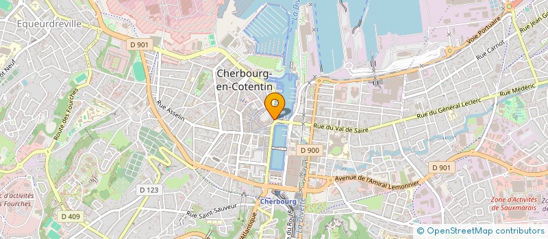 localisation de l'entreprise CDA CHERBOURG  CHERBOURG-EN-COTENTIN