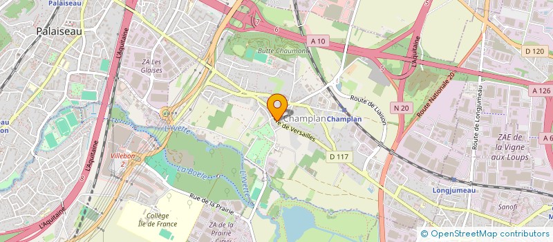 localisation de l'entreprise CDA COUVERTURE à CHAMPLAN